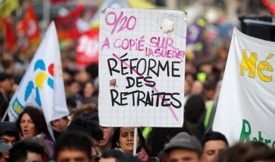 French unions rally workers for widespread strikes against pensions reform